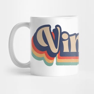 colorful vintage lettering Mug